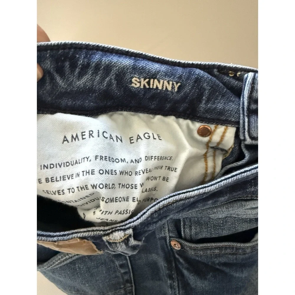 American Eagle Skinny Jeans mens 28x28. E52